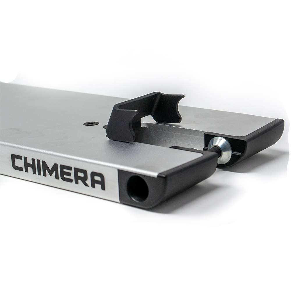 Trynyty Chimera Raw Street Freestyle Scooter Deck Back Close Up