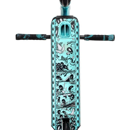 Envy Colt S4 - Complete Scooter Teal Deck Bottom View