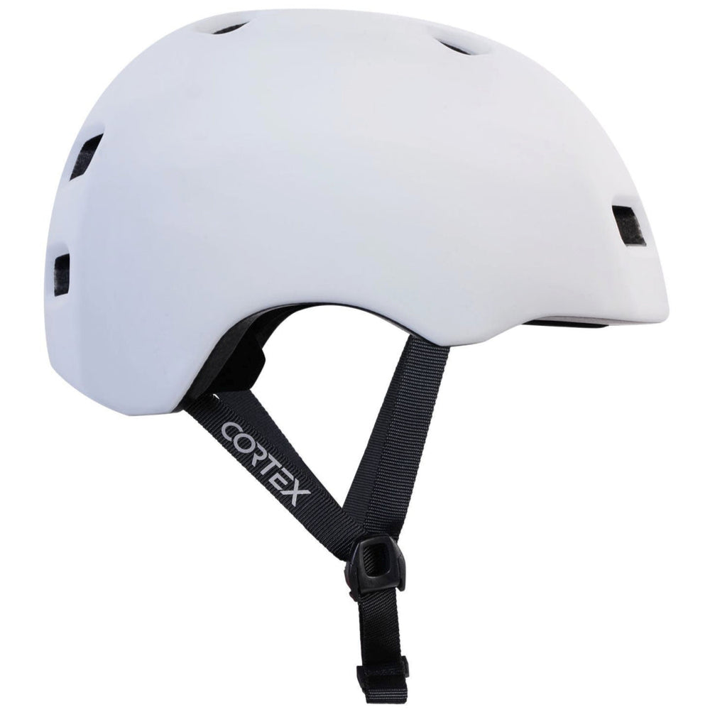 Cortex Conform (CERTIFIED) Multi Sport - InMould Lightweight Helmet White Gloss Side