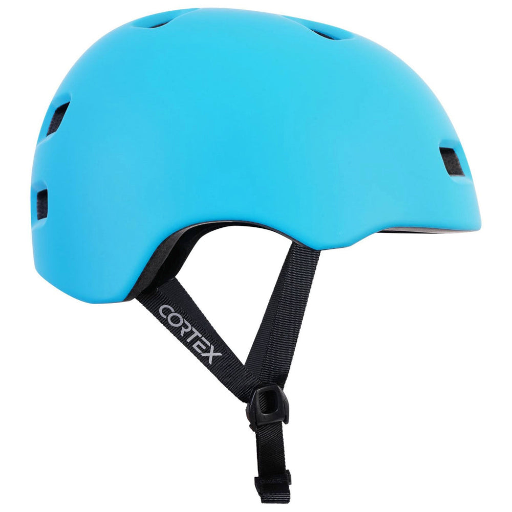 Cortex Conform (CERTIFIED) Multi Sport Matte Teal - InMould Lightweight Helmet Side