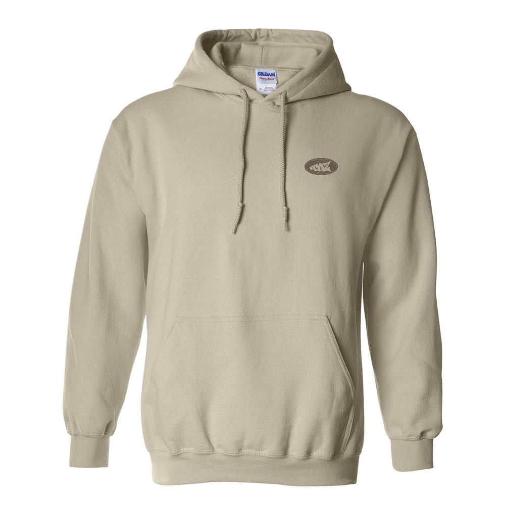TAZ Classic «Old School» Embroidered Hoodie Sand Front