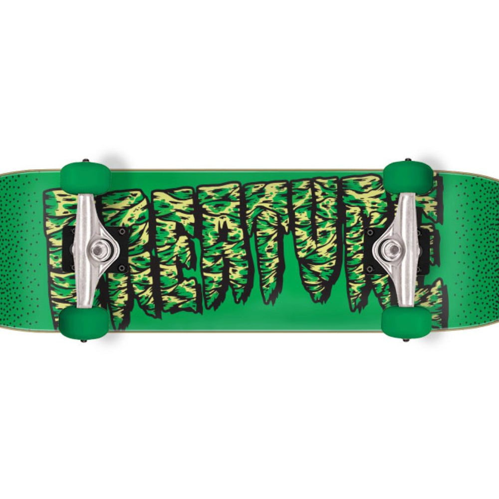 Creature Logo Mummy Mini 7.75 - Skateboard Complete Close Up