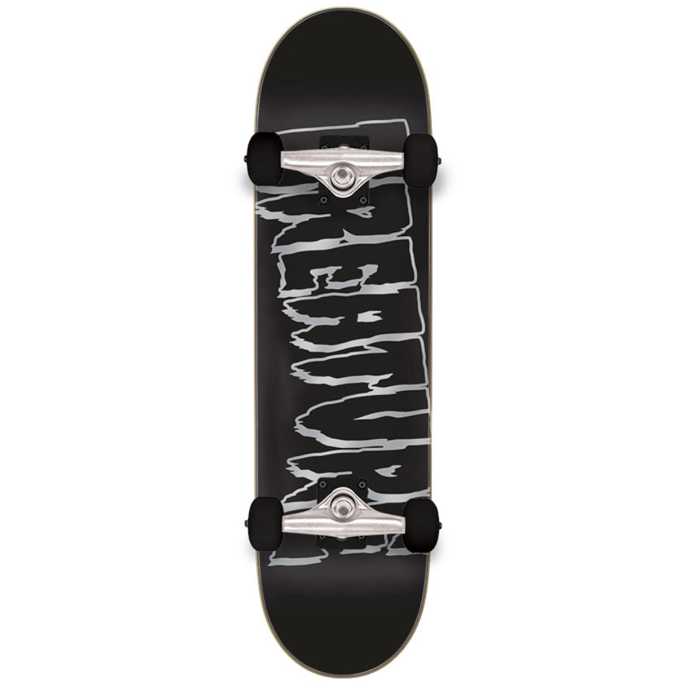 Creature Logo Outline Metalic LG 8.25 - Skateboard Complete