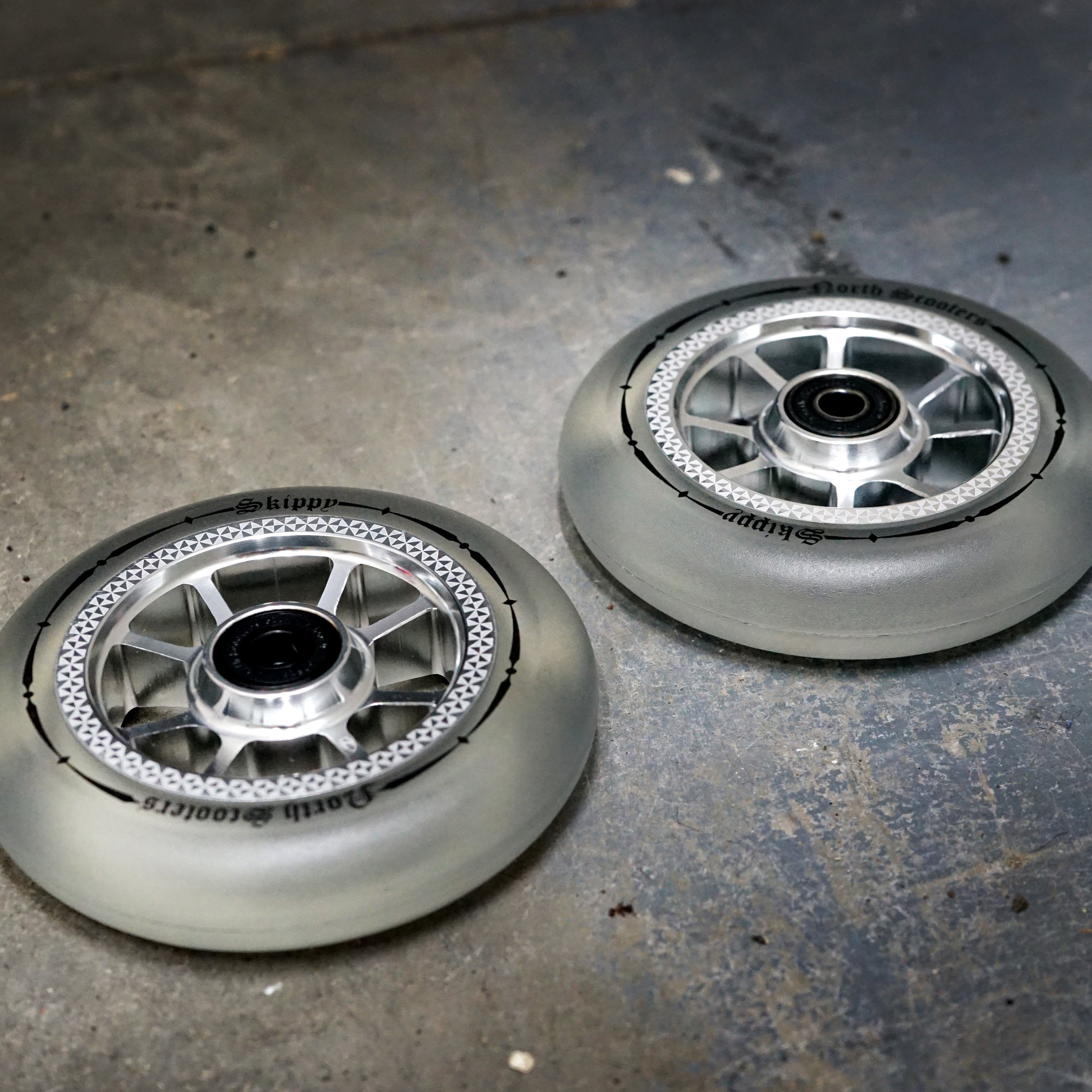 North Scooters Sean Macfoy Signature 110x24mm (PAIR) - Scooter Wheels Flat