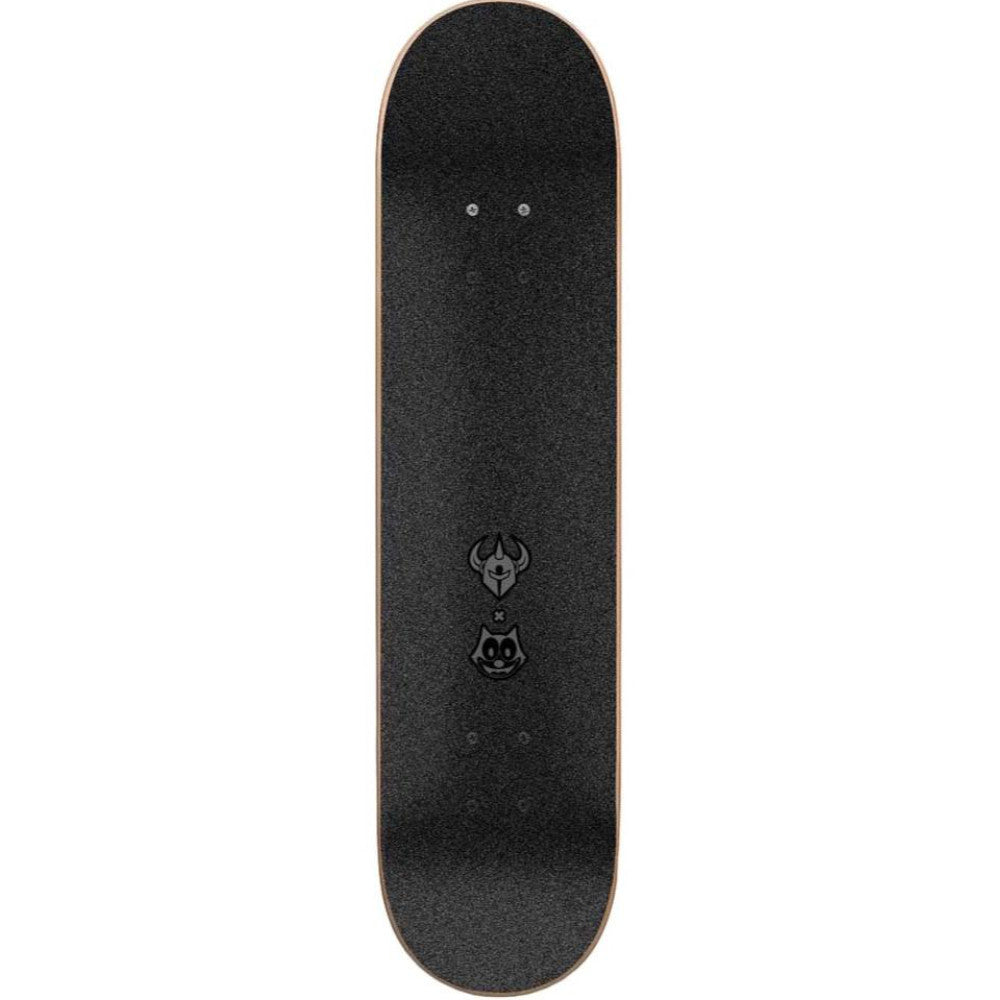 Darkstar Felix Radiate Youth FP Black Yellow 7.375 - Skateboard Complete Griptape Top