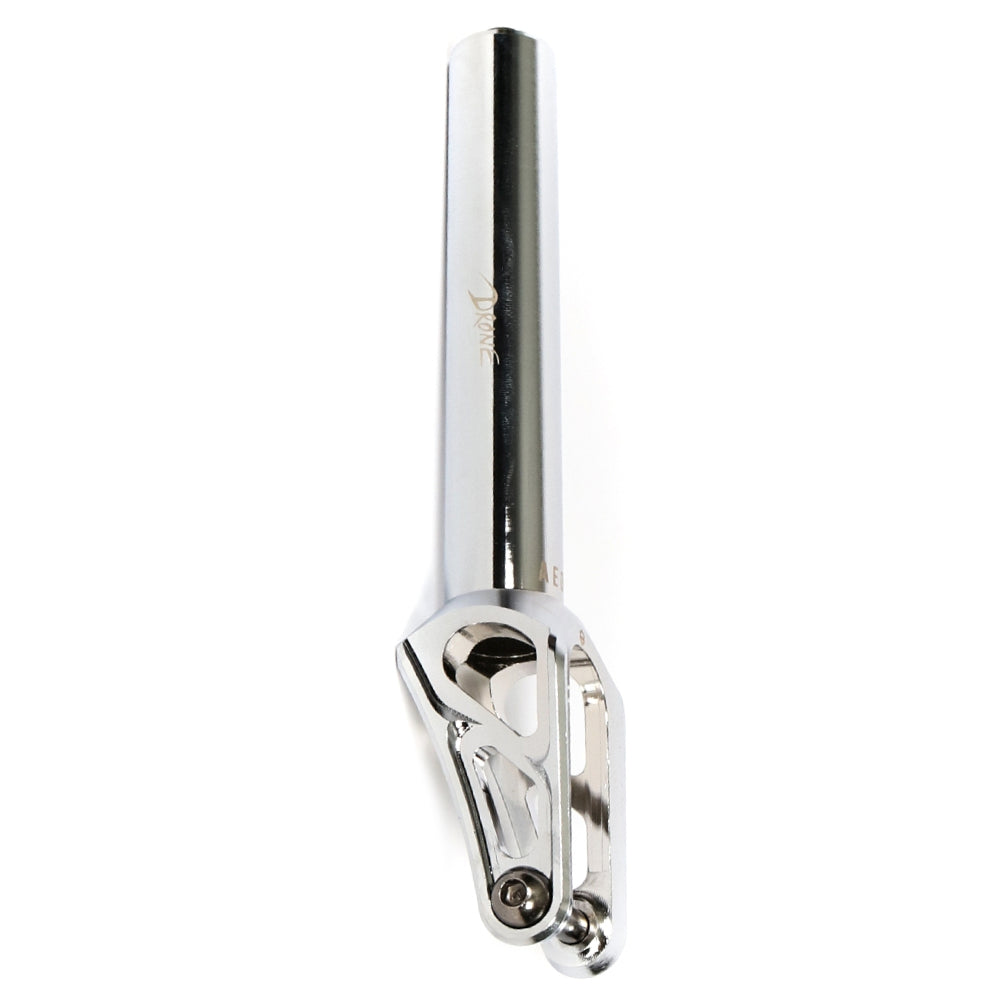 Drone Aeon 2 Freestyle Scooter Fork Polished Chrome Angle