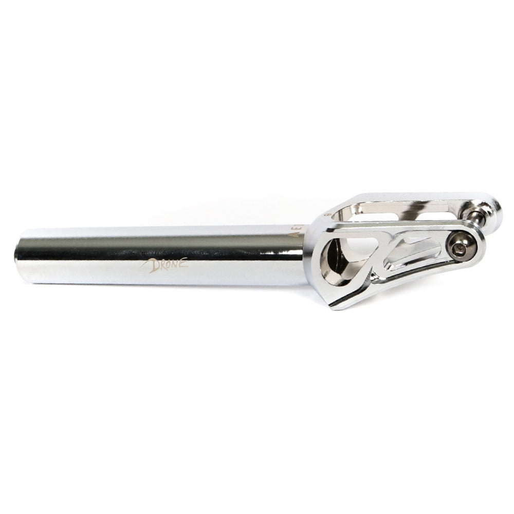 Drone Aeon 2 Freestyle Scooter Fork Polished Chrome Angle