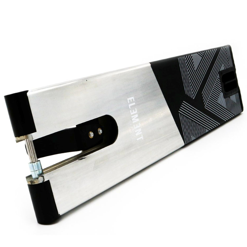 Drone Element 5.5" Black / Chrome - Scooter Deck Bottom Flat Design
