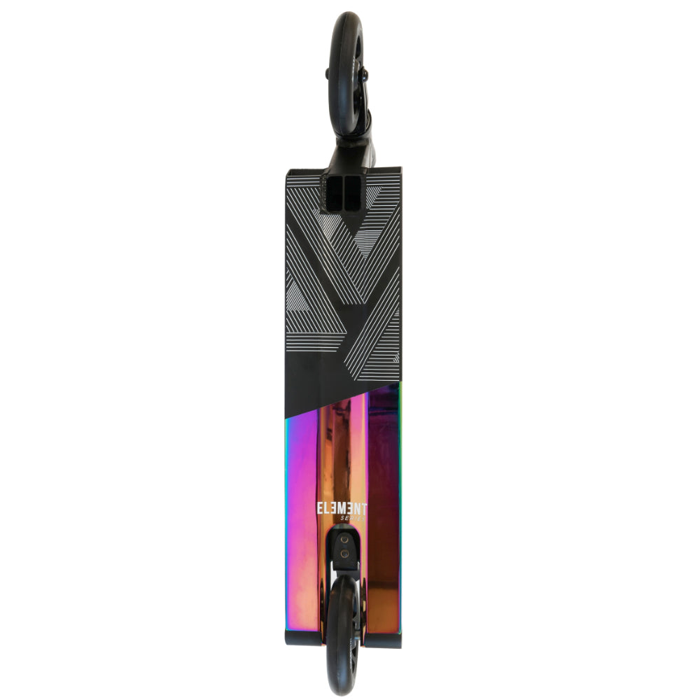 Drone Element V1 Freestyle Scooter Complete Black Neochrome OIlslick Bottom Design