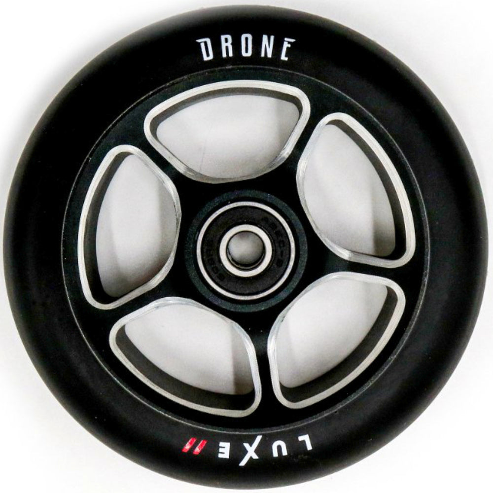 Drone Luxe II 110x24mm Scooter Wheels Black Light