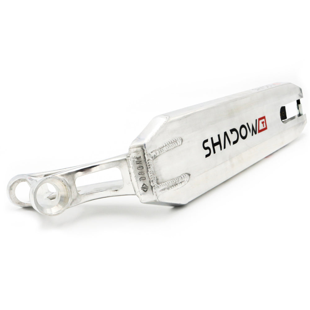 Drone Shadow Tapered Polished Freestyle Scooter Deck Park Bottom Design