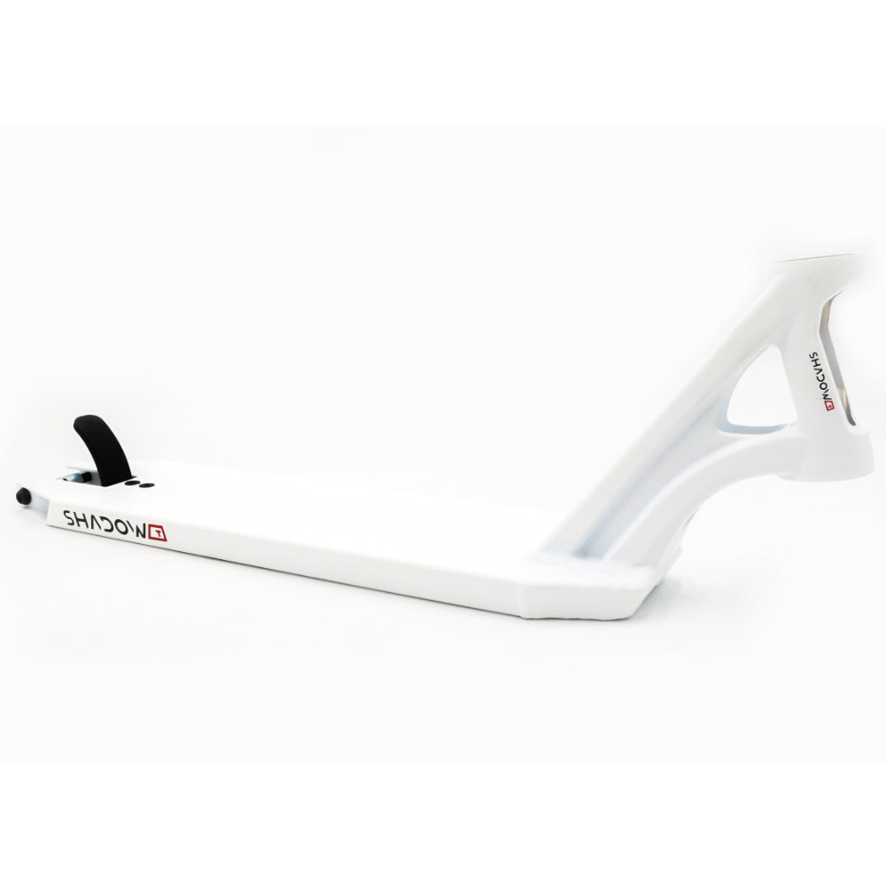 Drone Shadow Tapered White Freestyle Scooter Deck Park Forged Neck