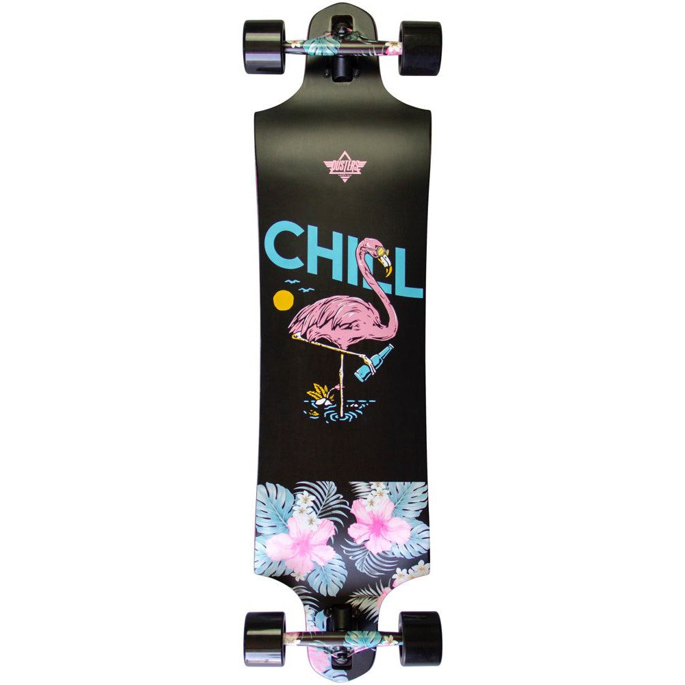 Dusters Chill Black 38" - Longboard Complete