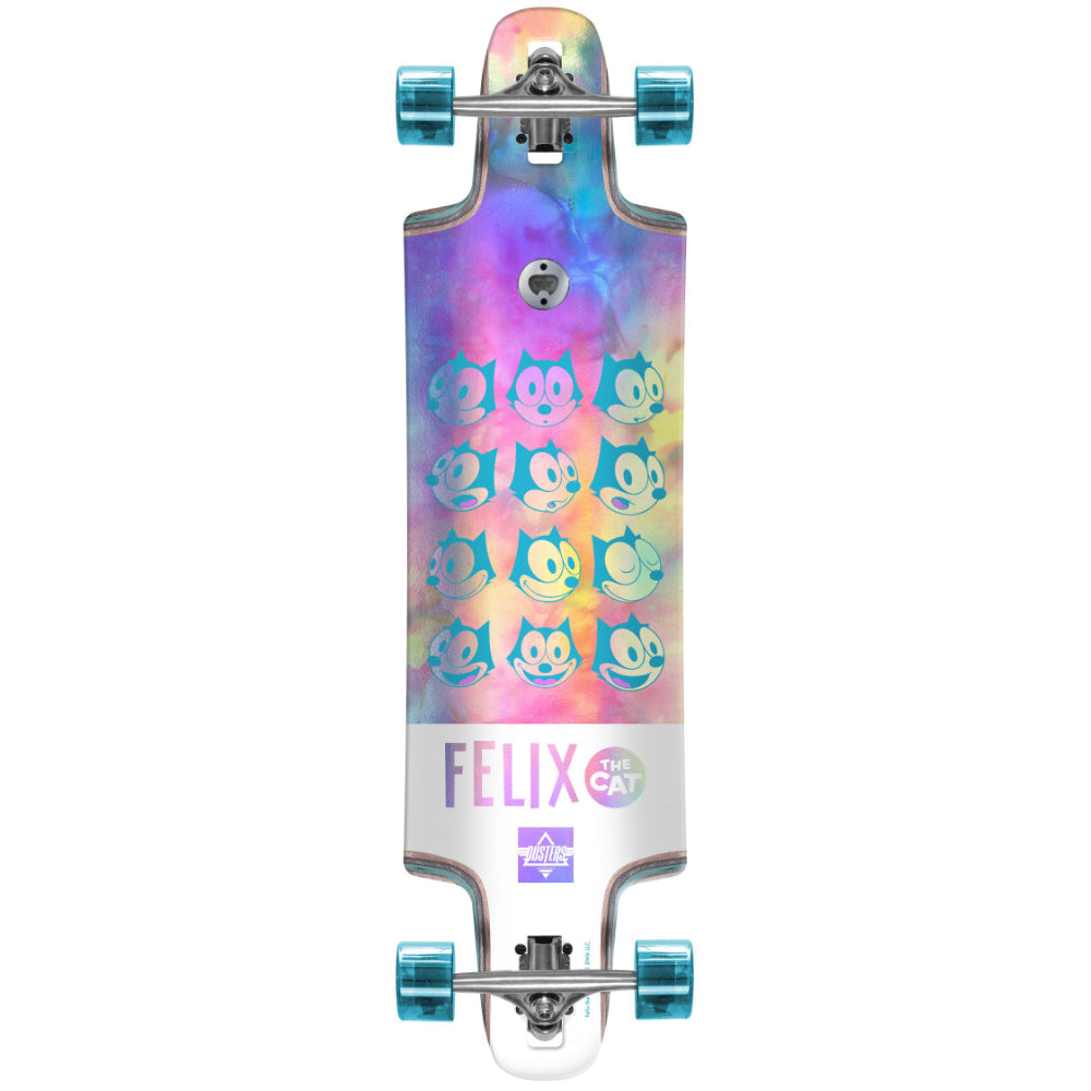 Dusters Felix Chrome Holographic 36" - Longboard Complete