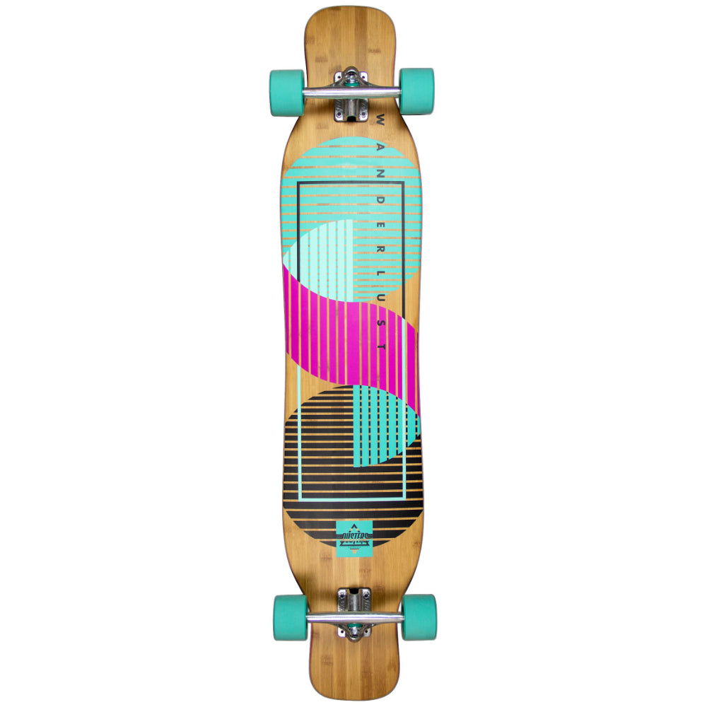 Dusters Wanderlust Teal Purple 47" - Longboard Complete