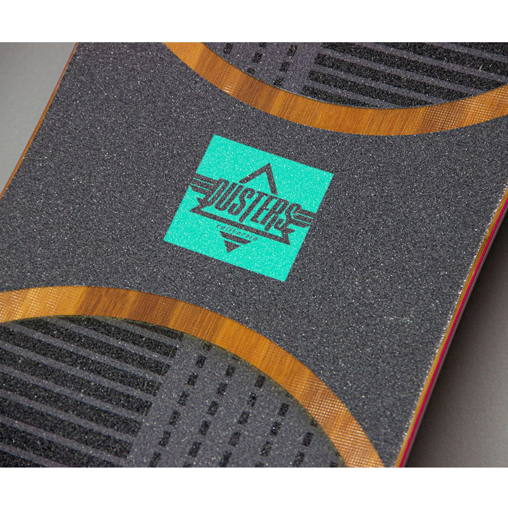 Dusters Wanderlust Teal Purple 47" - Longboard Complete Custom Die Cut Griptape