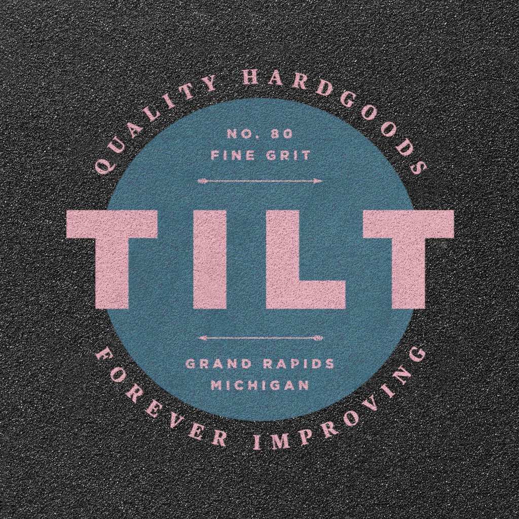 Tilt Emporium No. 80 Pink - Scooter Griptape Close up