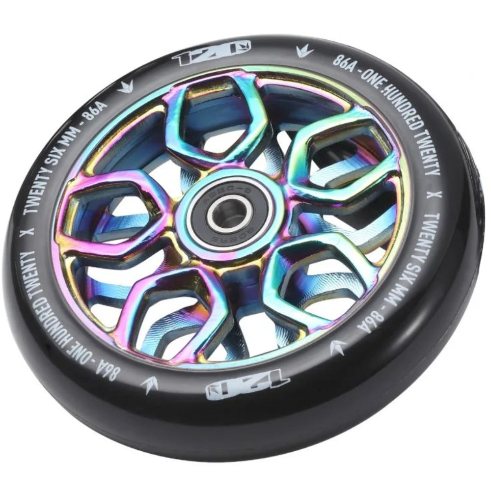 Envy 120mm Lambo (PAIR) - Scooter Wheels Oilslick Angle