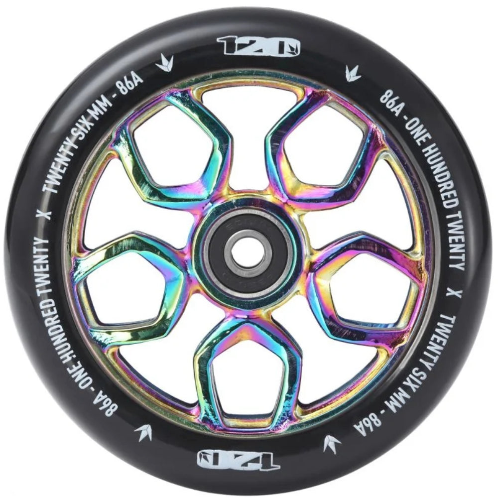Envy 120mm Lambo (PAIR) - Scooter Wheels Oilslick