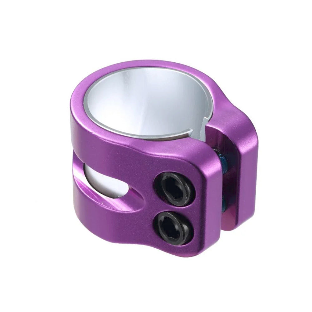 Envy 2 Bolt Freestyle Scooter Clamp Oversized Purple Angle