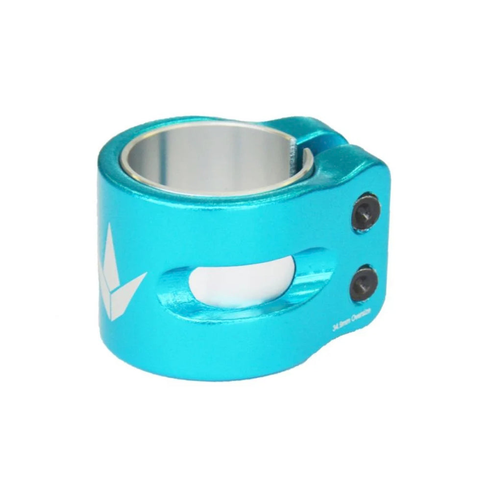 Envy 2 Bolt Freestyle Scooter Clamp Oversized Teal Side