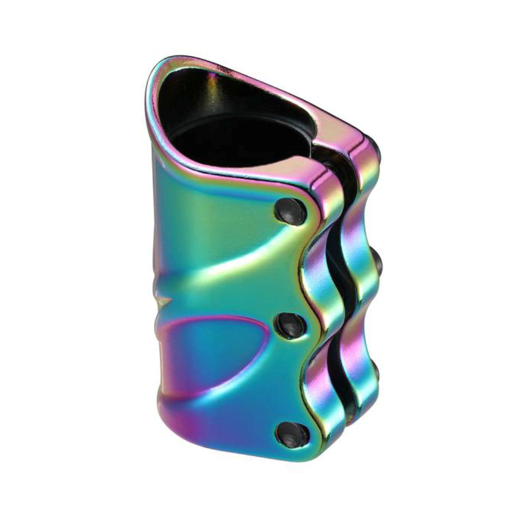 Envy 3 Bolts SCS Forged Scooter Clamp Oilslick Back Angle