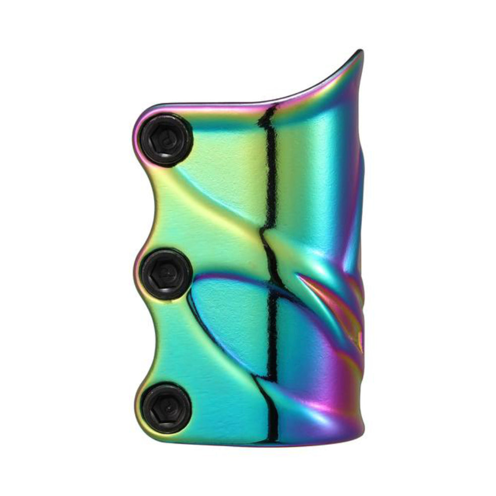 Envy 3 Bolts SCS Forged Scooter Clamp Oilslick Side Neochrome