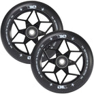 Envy Diamond 110mm (PAIR) - Scooter Wheels Black Set