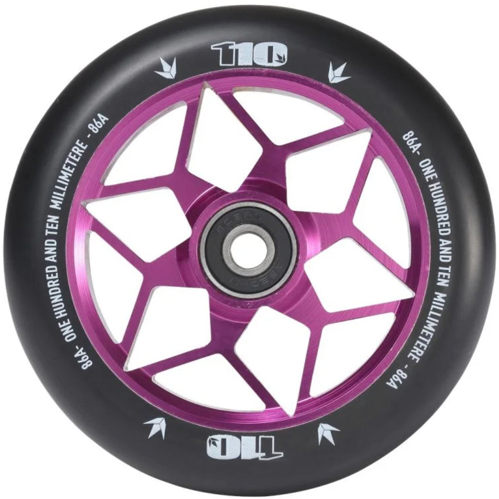 Envy Diamond 110mm (PAIR) - Scooter Wheels Purple