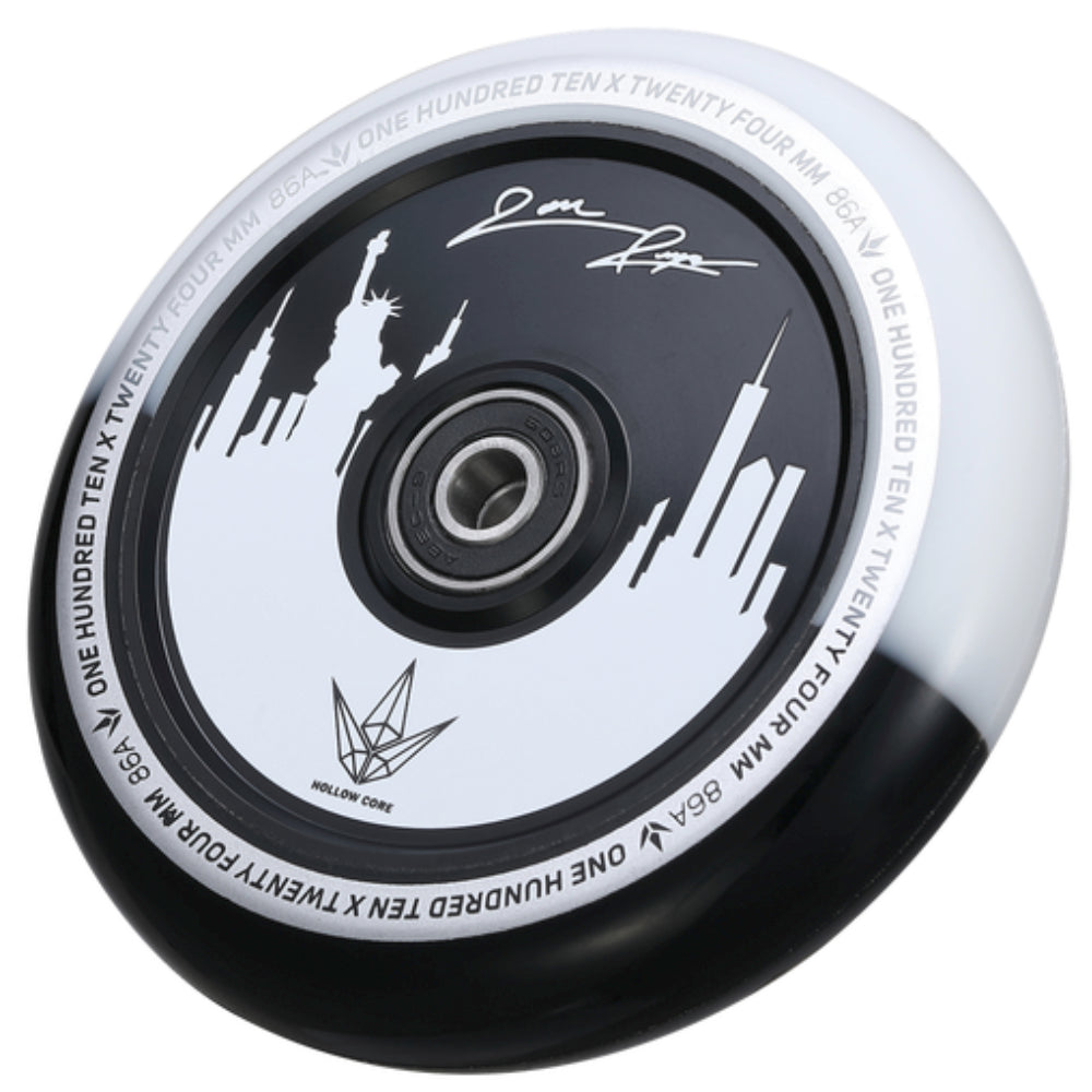 Envy Hollow Core 110mm Jon Reyes Signature Black White Scooter Wheels Angle