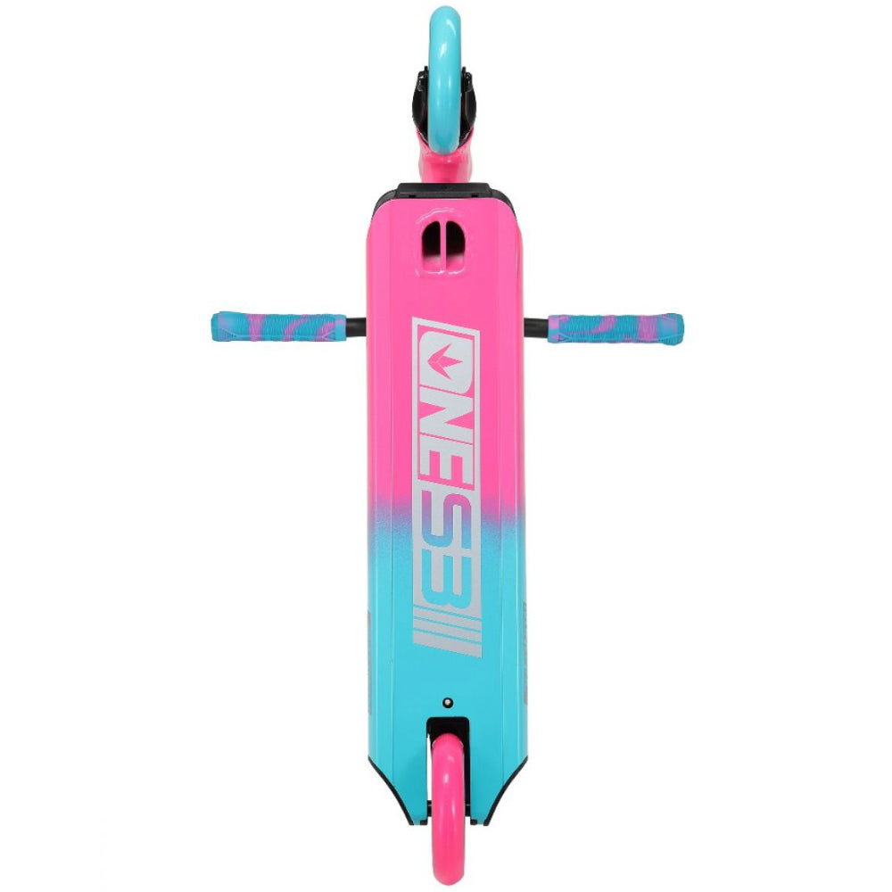 Envy One S3 Scooter Complete Pink Teal Bottom Deck Design
