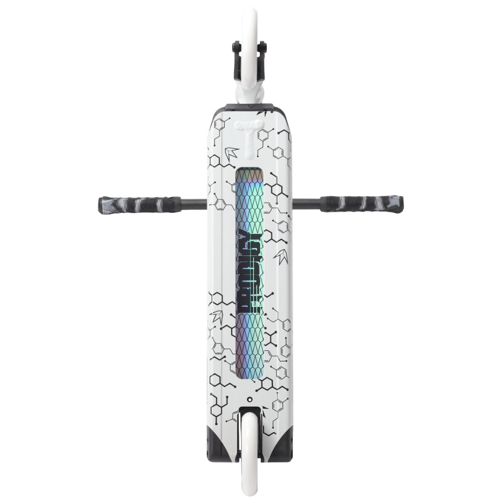 Envy Prodigy S9 Street Edition Scooter Completes White Bottom Deck Hex Design