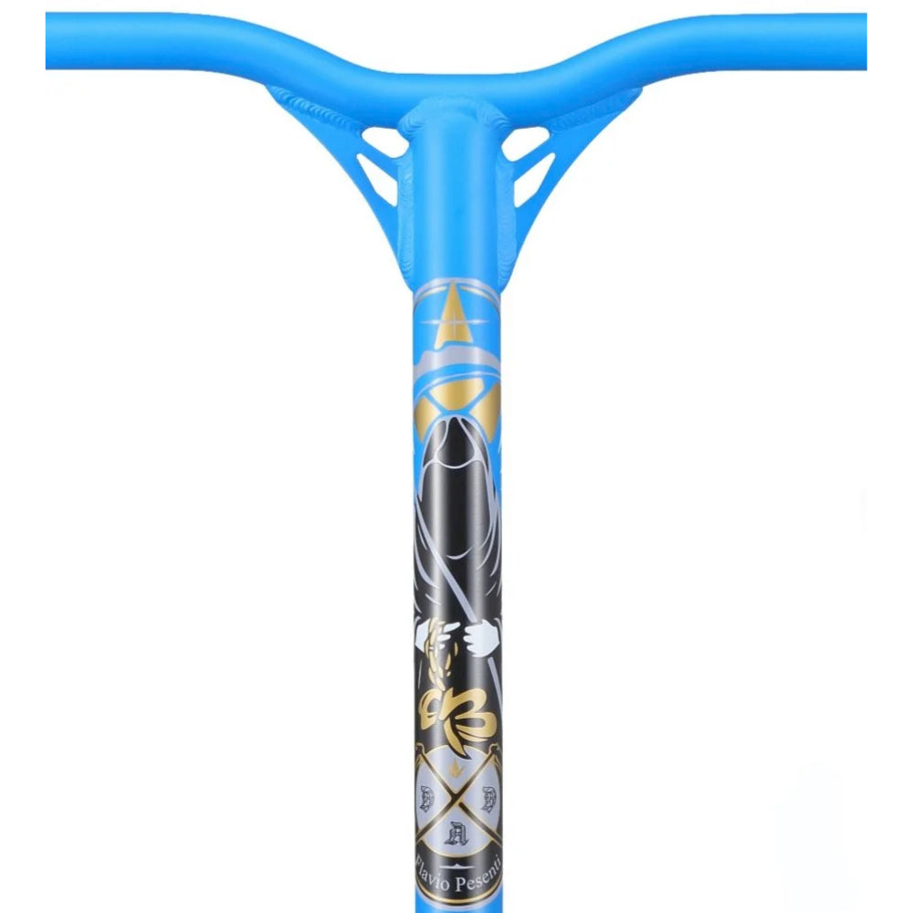 Envy Reaper V2 Freestyle Aluminium Scooter Bars Blue Close up