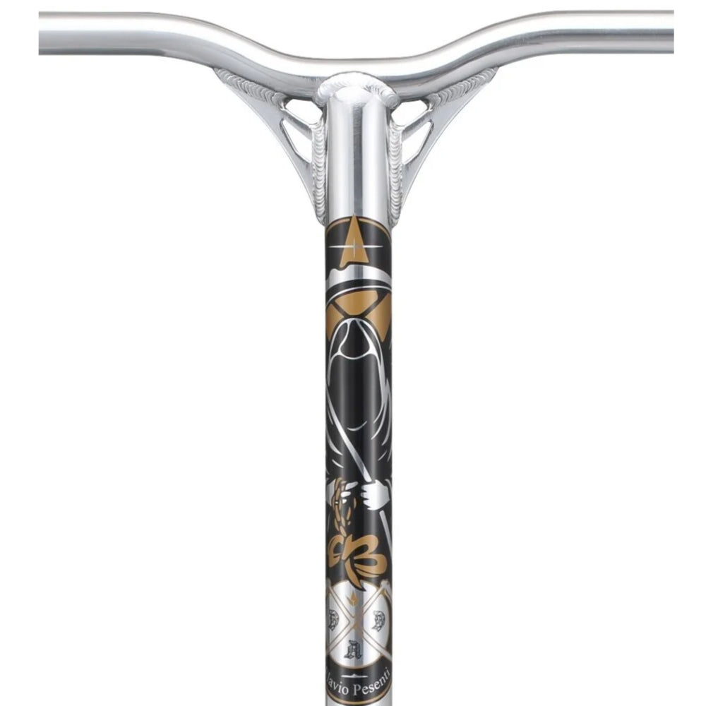 Envy Reaper V2 Freestyle Aluminium Scooter Bars Chrome Polished Close Up