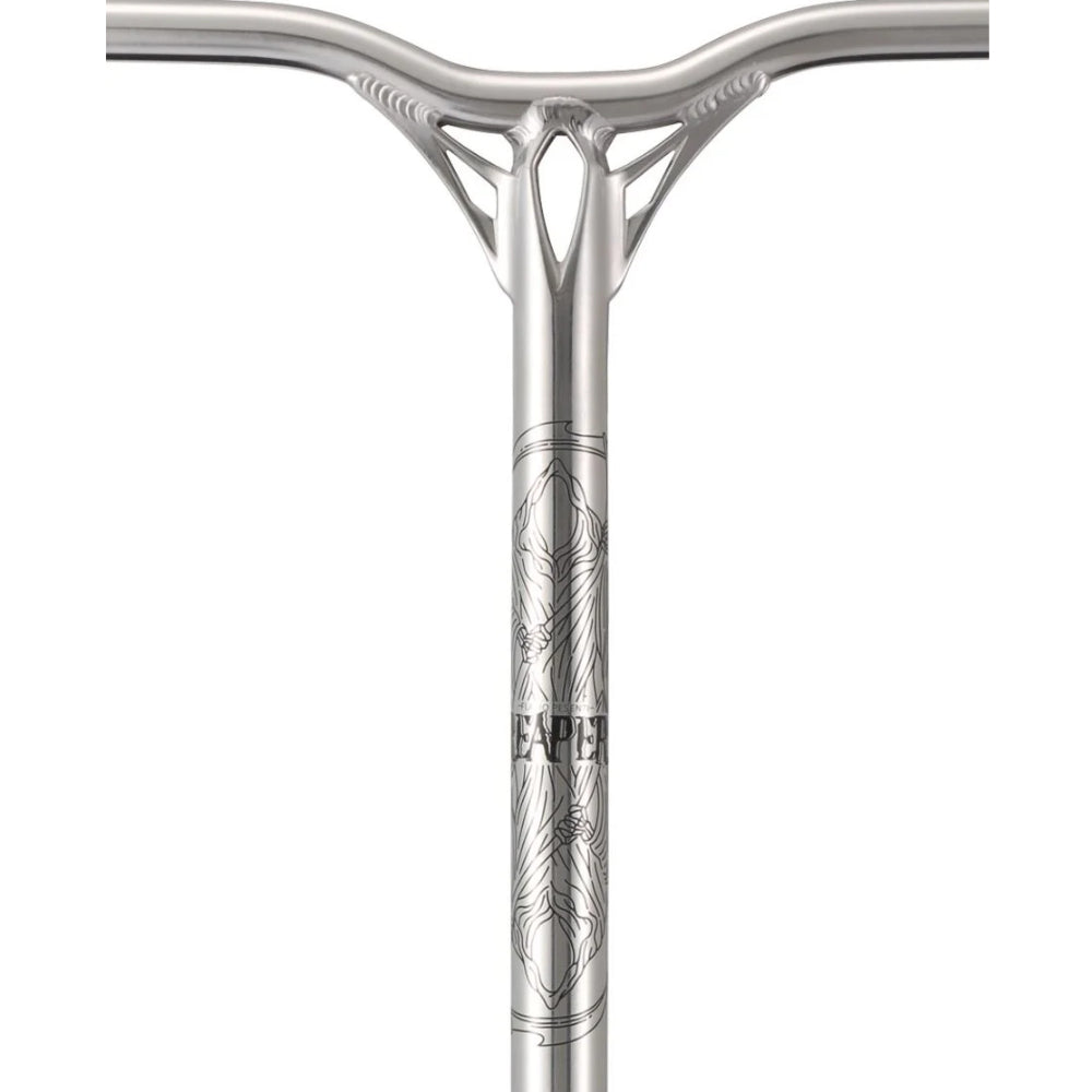 Envy Reaper V3 Freestyle Aluminium Scooter Bars Polished Chrome Close Up