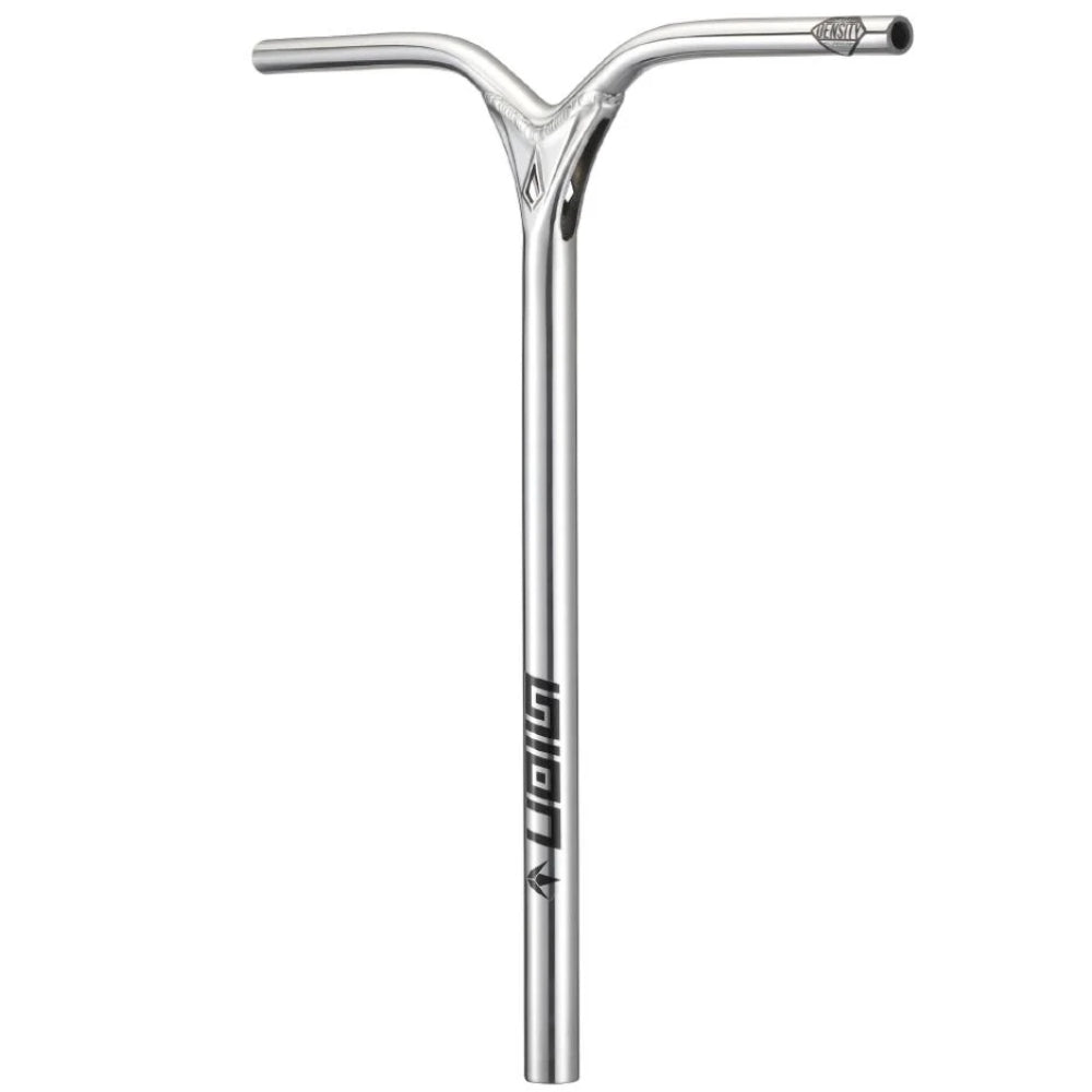 Envy Union Black Freestyle Aluminium Scooter Bars Polished Chrome Angle