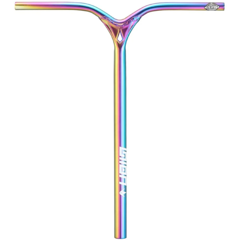 Envy Union Black Freestyle Aluminium Scooter Bars Oil Slick Neo Chrome Rainbow