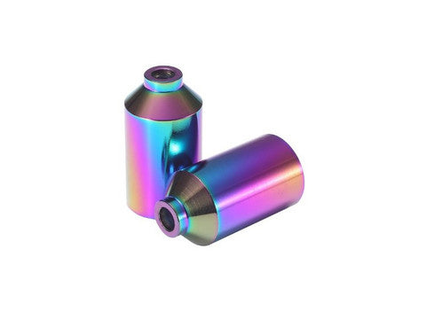 Envy Aluminum Pegs, Oil Slick w/ Axels