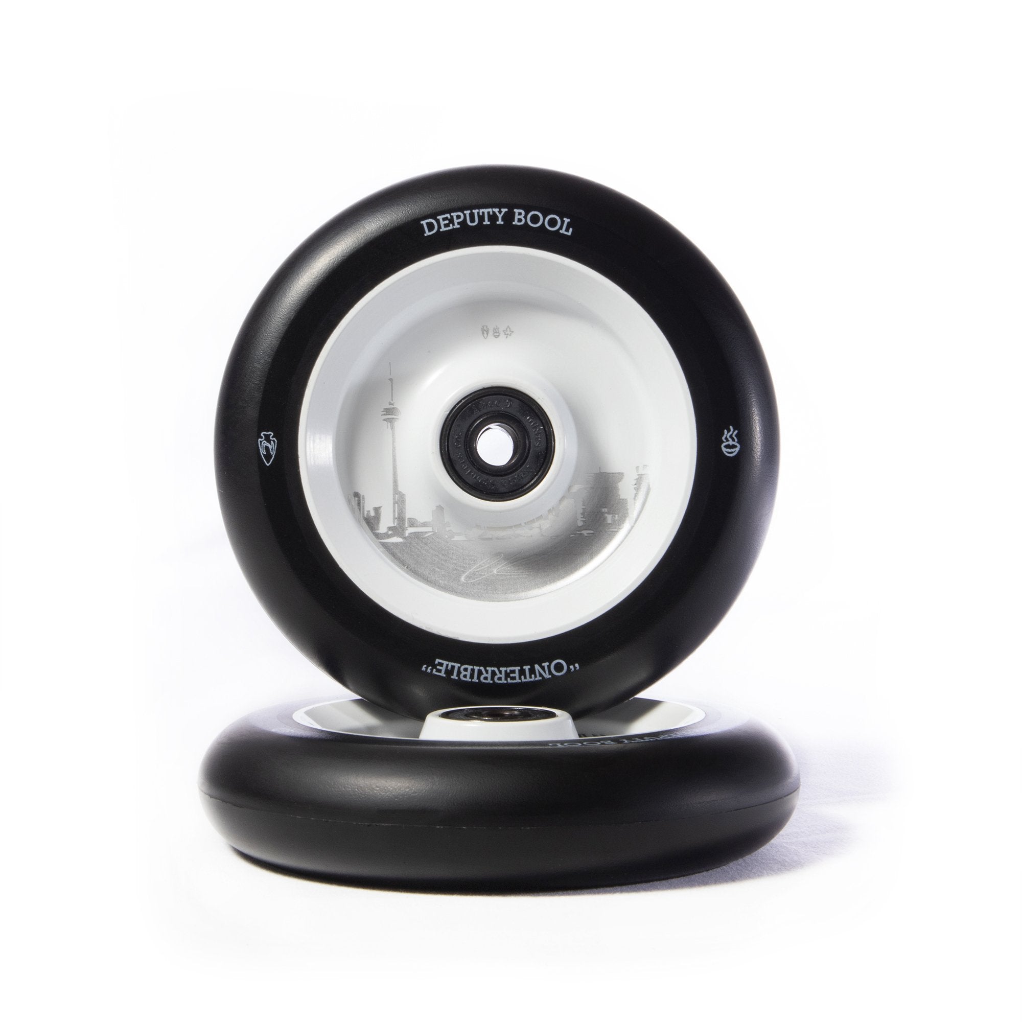 North Scooters Ethan Kirk Signature 115X30mm (PAIR)- Scooter Wheels On Top