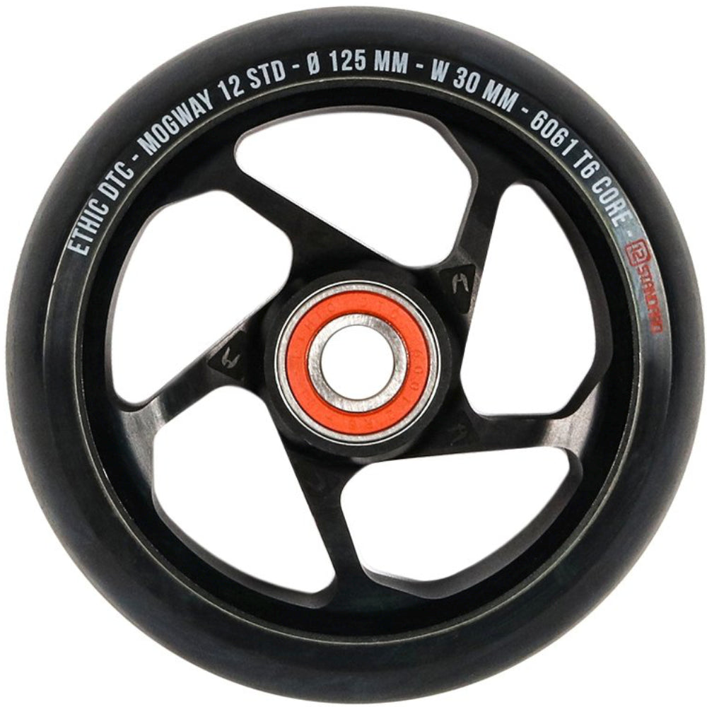 Ethic 12STD Mogway 125mm (PAIR) - Scooter Wheels Black