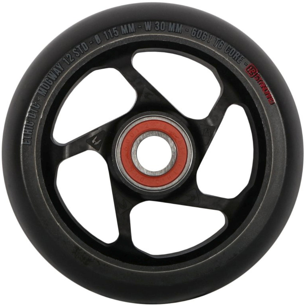 Ethic DTC 12STD Mogway 115mm (PAIR) - Scooter Wheels Black