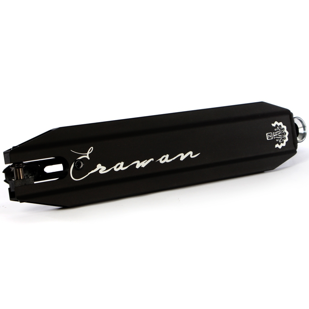 Ethic DTC Erawan Black Freestyle Park Scooter Deck Bottom Design