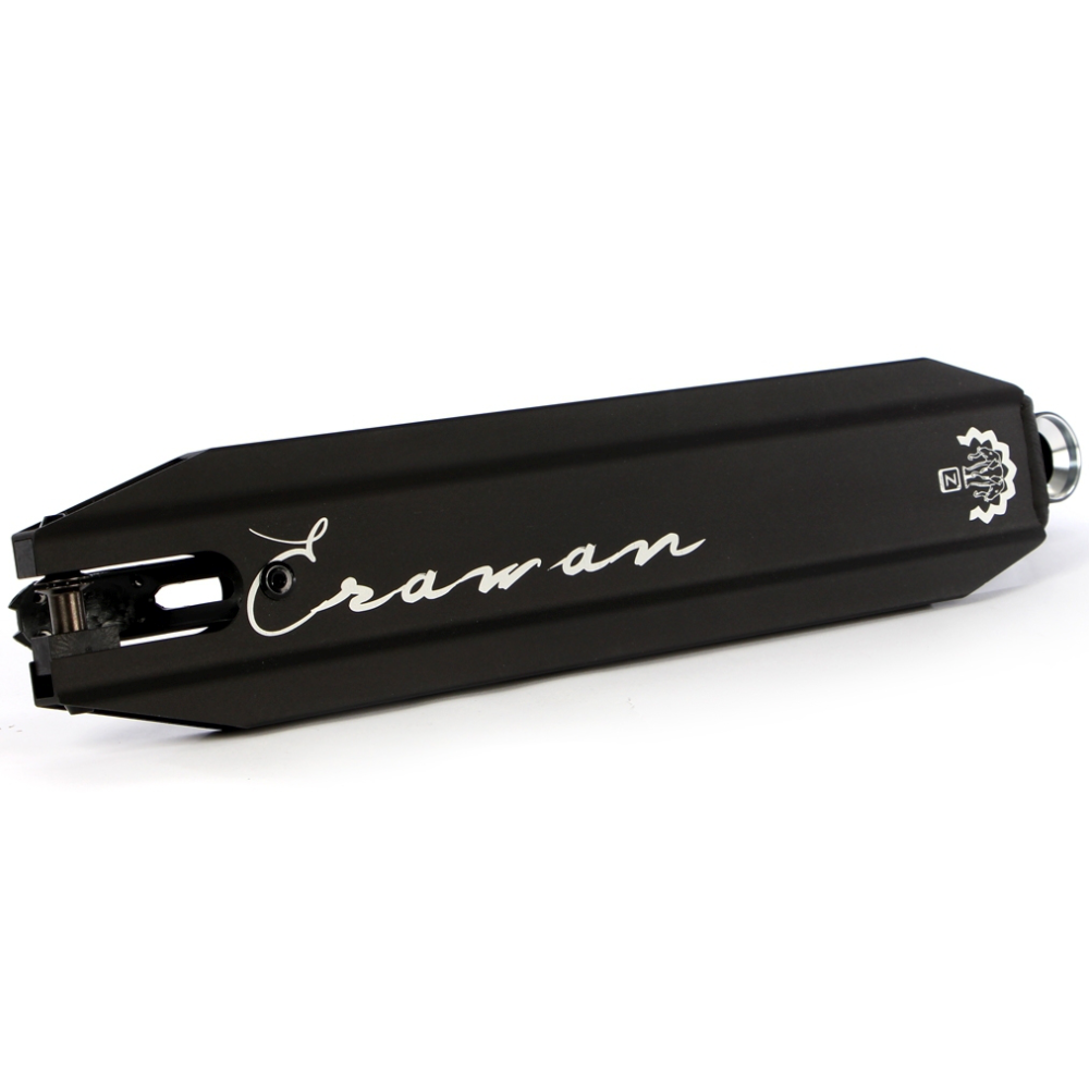 Ethic DTC Erawan Black Freestyle Park Scooter Deck Bottom Design