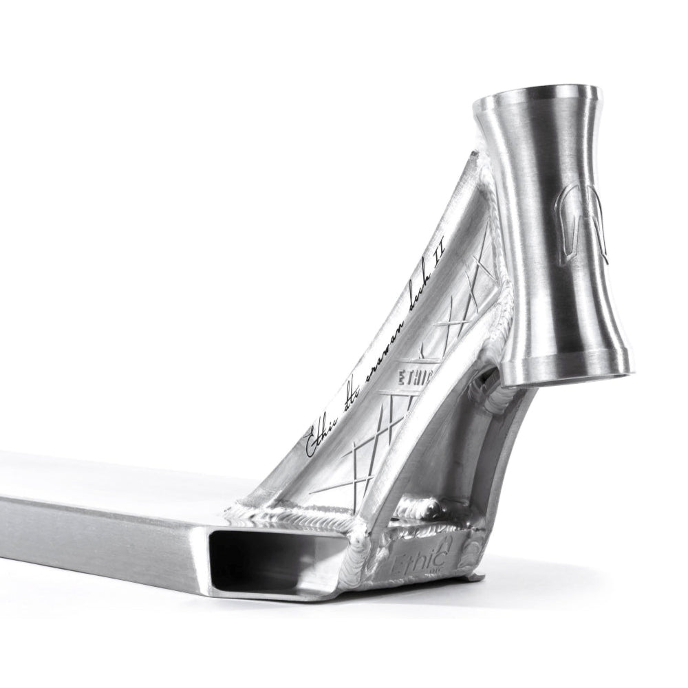Ethic DTC Erawan V2 Raw Brushed Light Park Freestyle Scooter Deck Forged Neck
