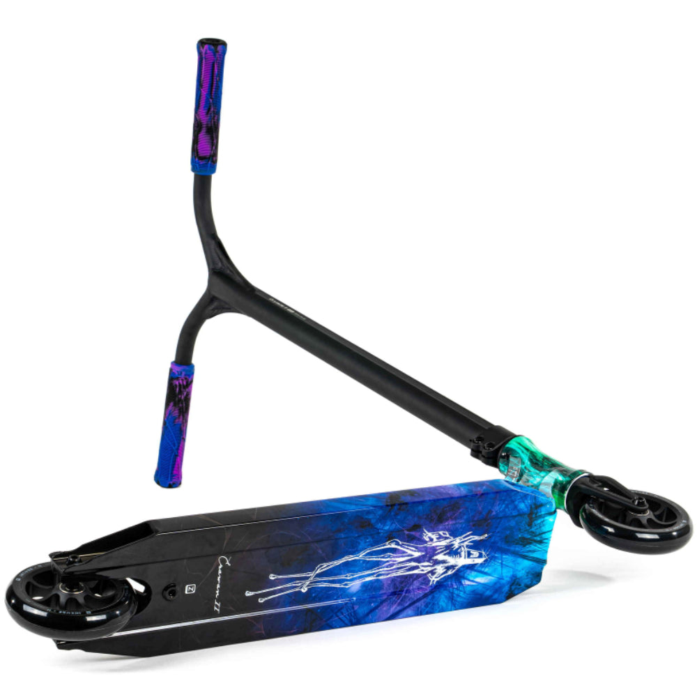 Ethic DTC Erawan V2 Iridium Parc Super Light Freestyle Complete Scooter Bottom Deck design