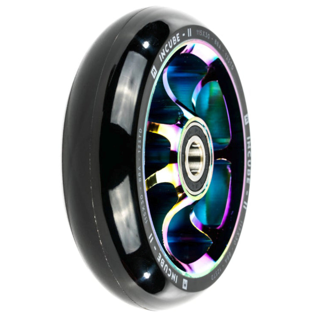 Ethic DTC Incube V2 12STD 115X30mm Freestyle Scooter Wheels Neochrome Oilslick Rainbow