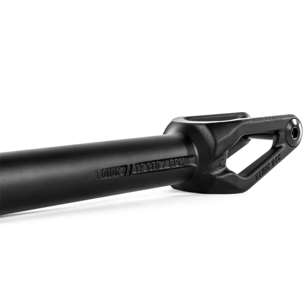 Ethic DTC Legion V2 12STD HIC Freestyle Scooter Fork Black Engraved Details