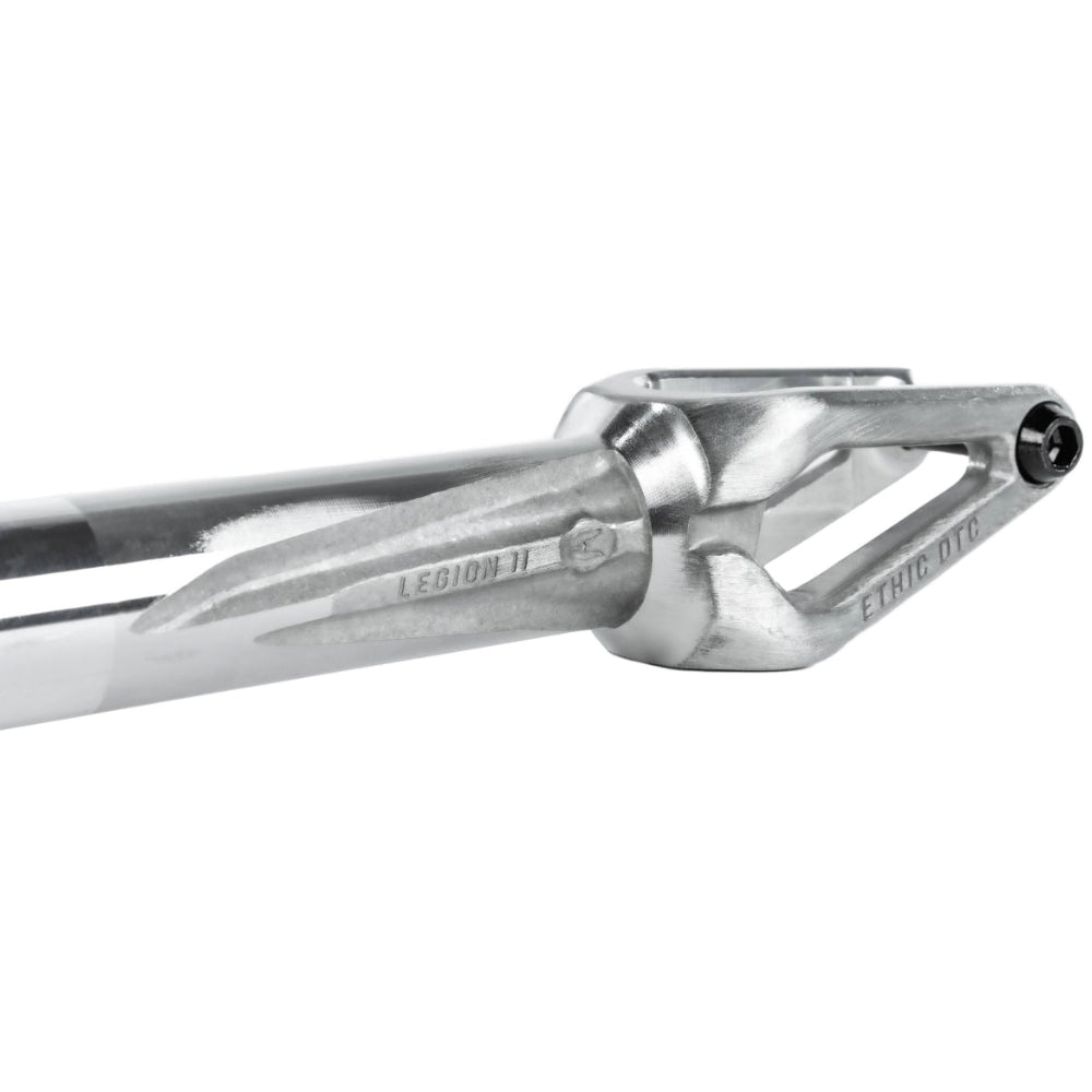 Ethic DTC Legion V2 IHC - Scooter Fork Raw Details Engraved
