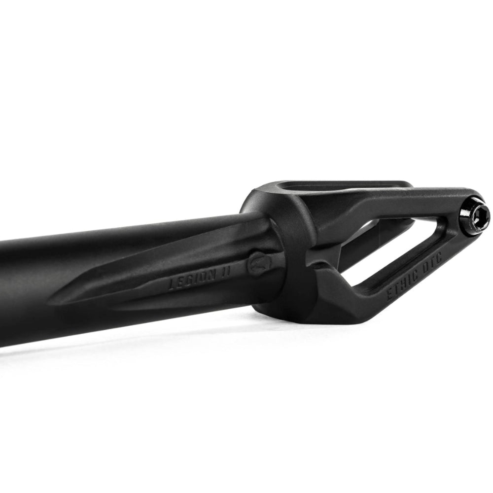 Ethic DTC Legion V2 SCS Freestyle Scooter Fork Black Engraved Details