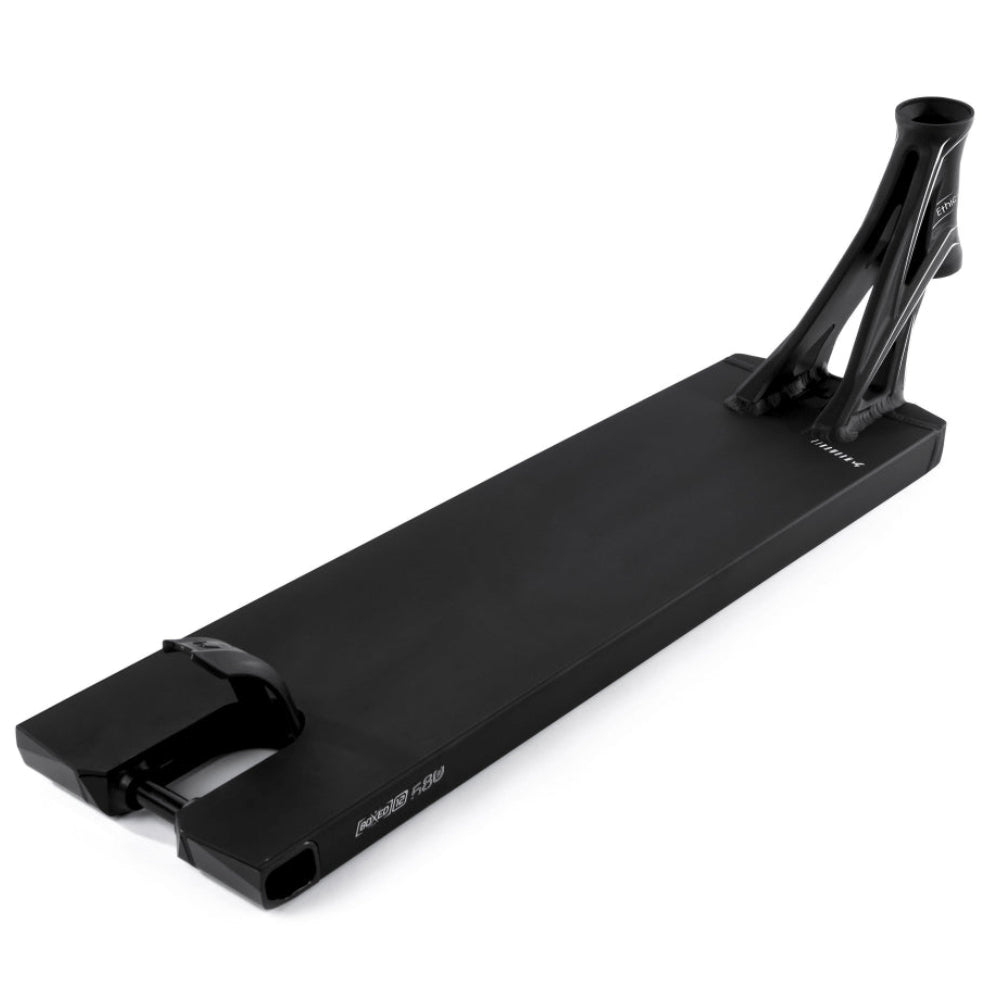 Ethic DTC Lindworm V4 Black Street Boxed Freestyle Scooter Deck Back Top View